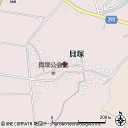 新潟県新発田市貝塚700周辺の地図
