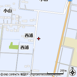宮城県角田市江尻（東浦）周辺の地図