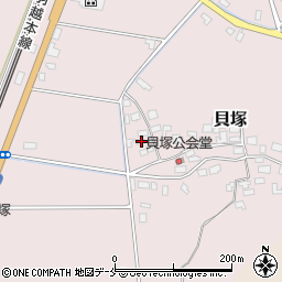 新潟県新発田市貝塚709周辺の地図