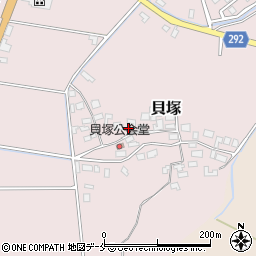 新潟県新発田市貝塚701周辺の地図