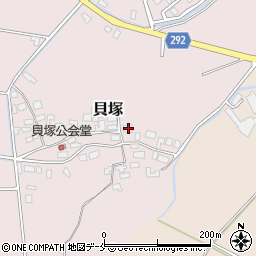 新潟県新発田市貝塚678周辺の地図