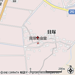 新潟県新発田市貝塚703周辺の地図