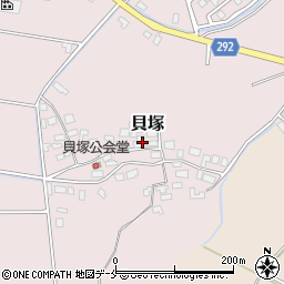 新潟県新発田市貝塚697周辺の地図