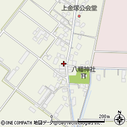 新潟県新発田市金塚602周辺の地図