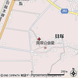 新潟県新発田市貝塚708周辺の地図