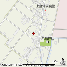 新潟県新発田市金塚598周辺の地図