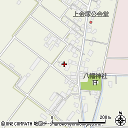 新潟県新発田市金塚608周辺の地図