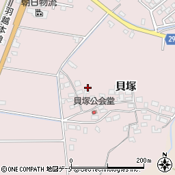 新潟県新発田市貝塚739周辺の地図