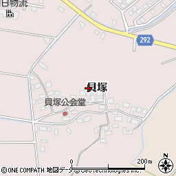 新潟県新発田市貝塚699周辺の地図