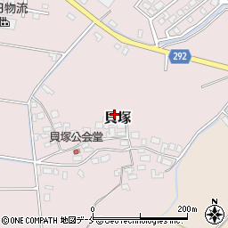 新潟県新発田市貝塚696周辺の地図