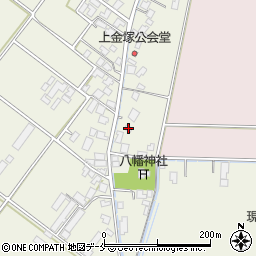 新潟県新発田市金塚360周辺の地図