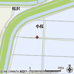 宮城県角田市江尻小桜周辺の地図