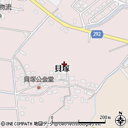 新潟県新発田市貝塚680周辺の地図