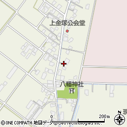 新潟県新発田市金塚363周辺の地図