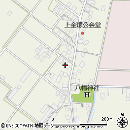 新潟県新発田市金塚597周辺の地図