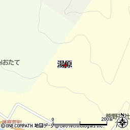 宮城県刈田郡七ヶ宿町湯原周辺の地図