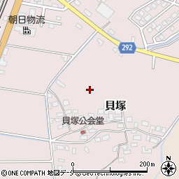 新潟県新発田市貝塚747周辺の地図