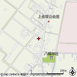 新潟県新発田市金塚596周辺の地図