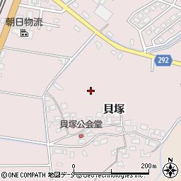 新潟県新発田市貝塚748周辺の地図
