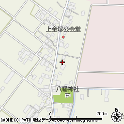 新潟県新発田市金塚368周辺の地図