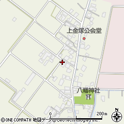 新潟県新発田市金塚595周辺の地図