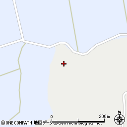 宮城県角田市稲置後窪周辺の地図