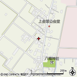 新潟県新発田市金塚592周辺の地図