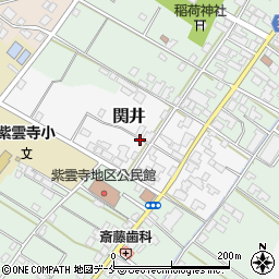 新潟県新発田市関井周辺の地図