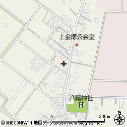 新潟県新発田市金塚590周辺の地図