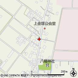 新潟県新発田市金塚586周辺の地図