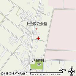 新潟県新発田市金塚390周辺の地図