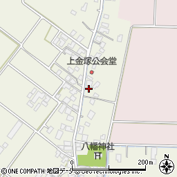 新潟県新発田市金塚382周辺の地図