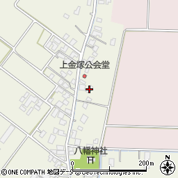 新潟県新発田市金塚386周辺の地図