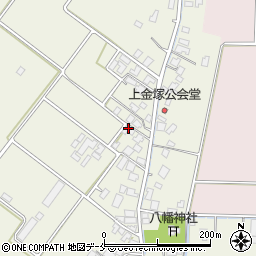 新潟県新発田市金塚587周辺の地図