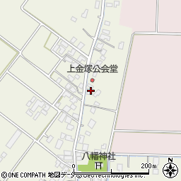新潟県新発田市金塚396周辺の地図
