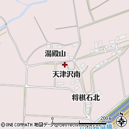 宮城県白石市福岡長袋天津沢南126-1周辺の地図
