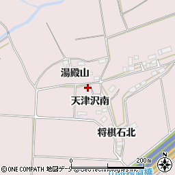 宮城県白石市福岡長袋天津沢南126周辺の地図