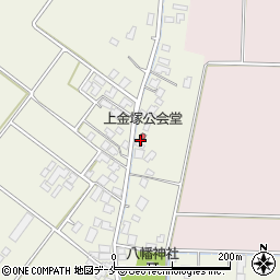上金塚公会堂周辺の地図