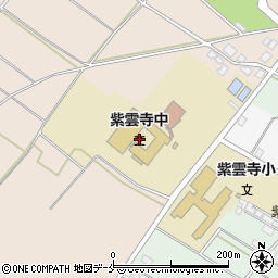 新発田市立紫雲寺中学校周辺の地図