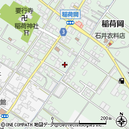 新潟県新発田市稲荷岡2087周辺の地図