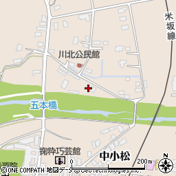 山形県東置賜郡川西町中小松3259周辺の地図