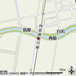 宮城県角田市岡内谷浦34周辺の地図