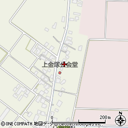 新潟県新発田市金塚406周辺の地図