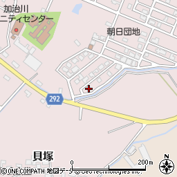 新潟県新発田市貝塚42-32周辺の地図