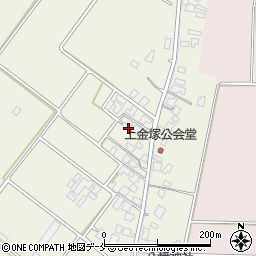 新潟県新発田市金塚573周辺の地図