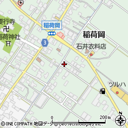 新潟県新発田市稲荷岡787周辺の地図