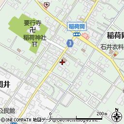 新潟県新発田市稲荷岡2086-7周辺の地図