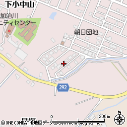 新潟県新発田市貝塚42周辺の地図