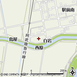 宮城県角田市岡駅前南2周辺の地図
