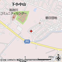 新潟県新発田市貝塚44周辺の地図